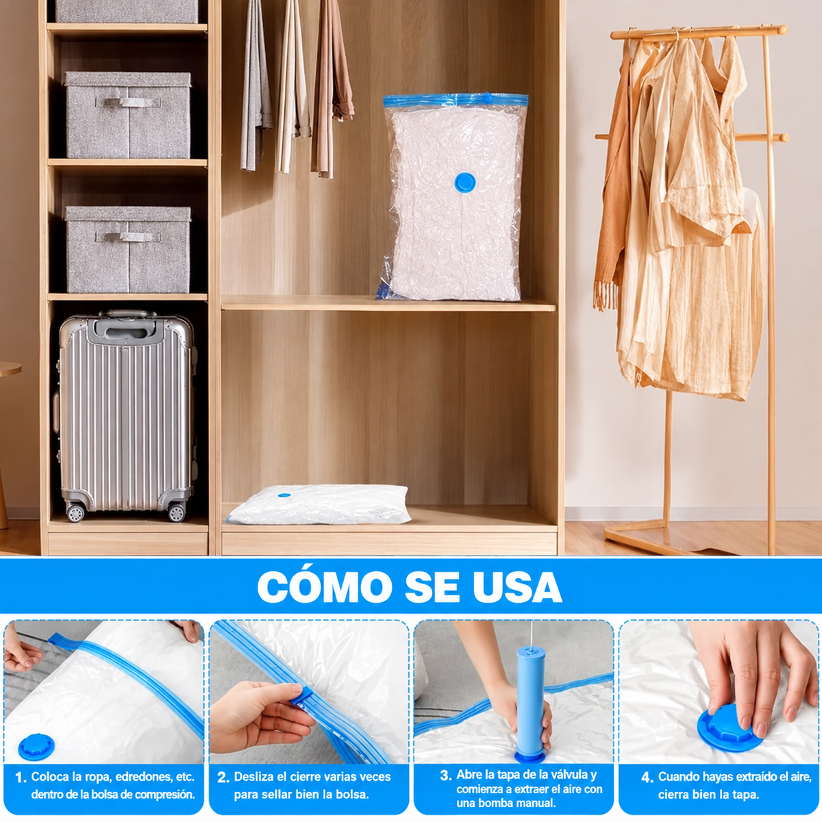 Bolsas de almacenamiento al vacío
